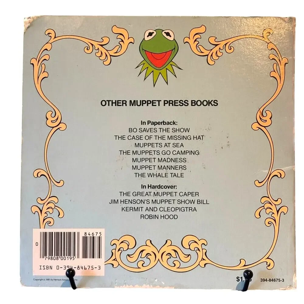 Vintage 1981 Fozzie's Big Book of Sidesplitting Jokes, Muppet Press, Paperback